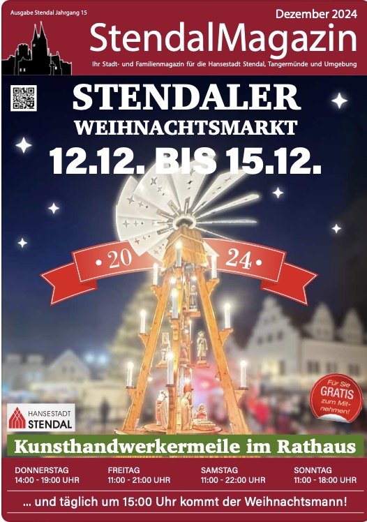 StendalMagazin für den Monat Dezember 2024