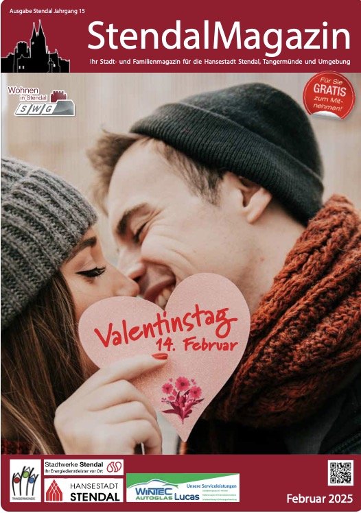 Cover StendalMagazin Februar 2025